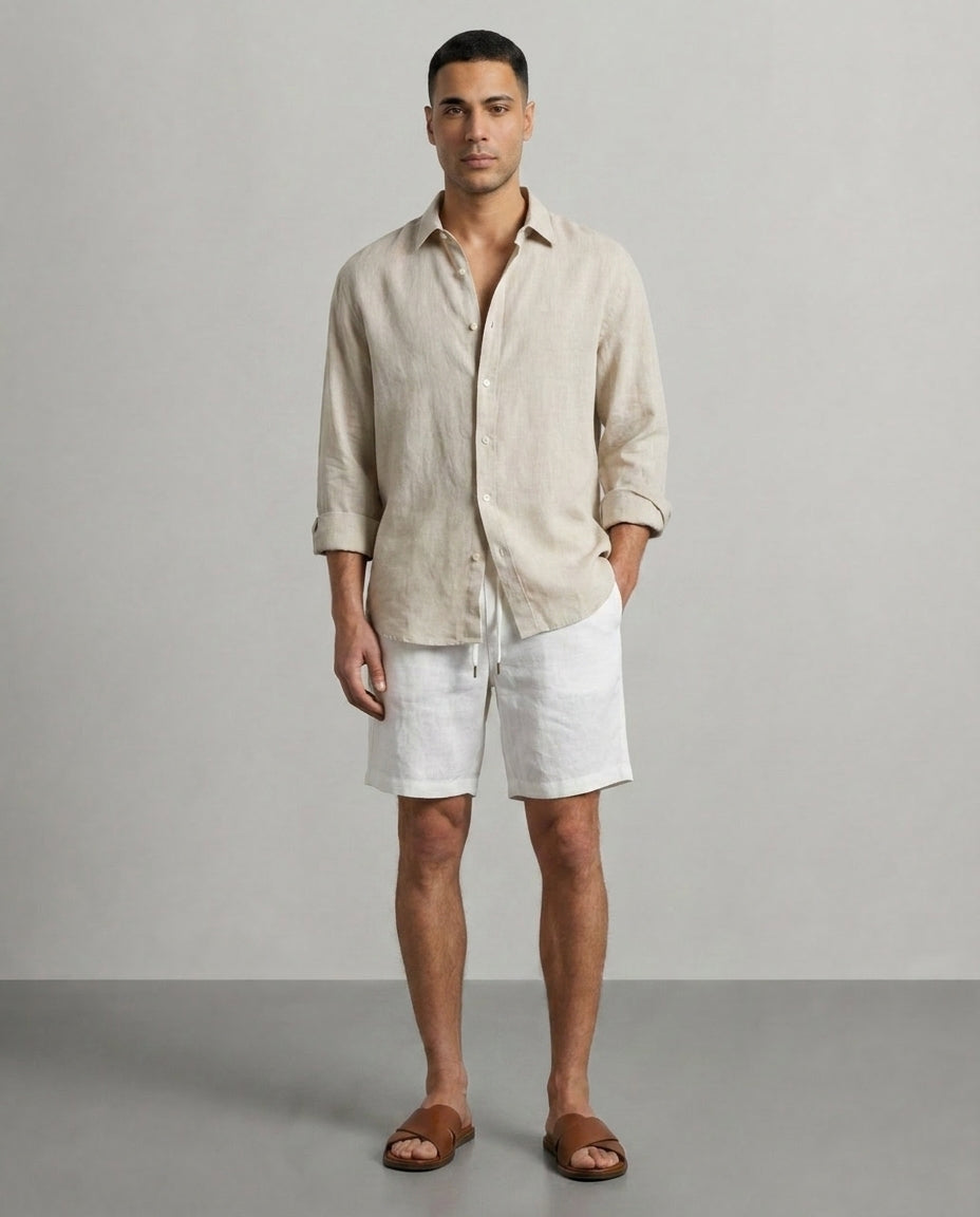 XR-01 - linen short xr s26-04