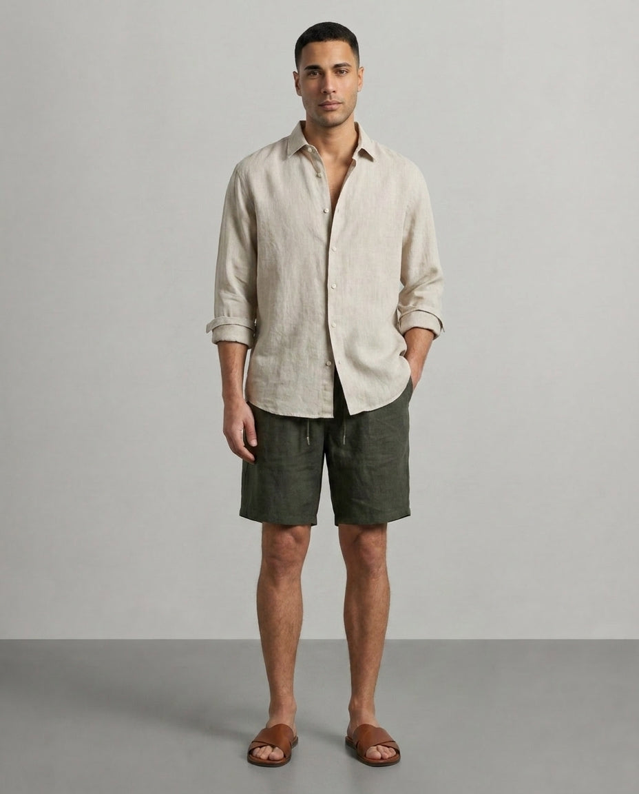 XR-02 - linen short xr s26-04