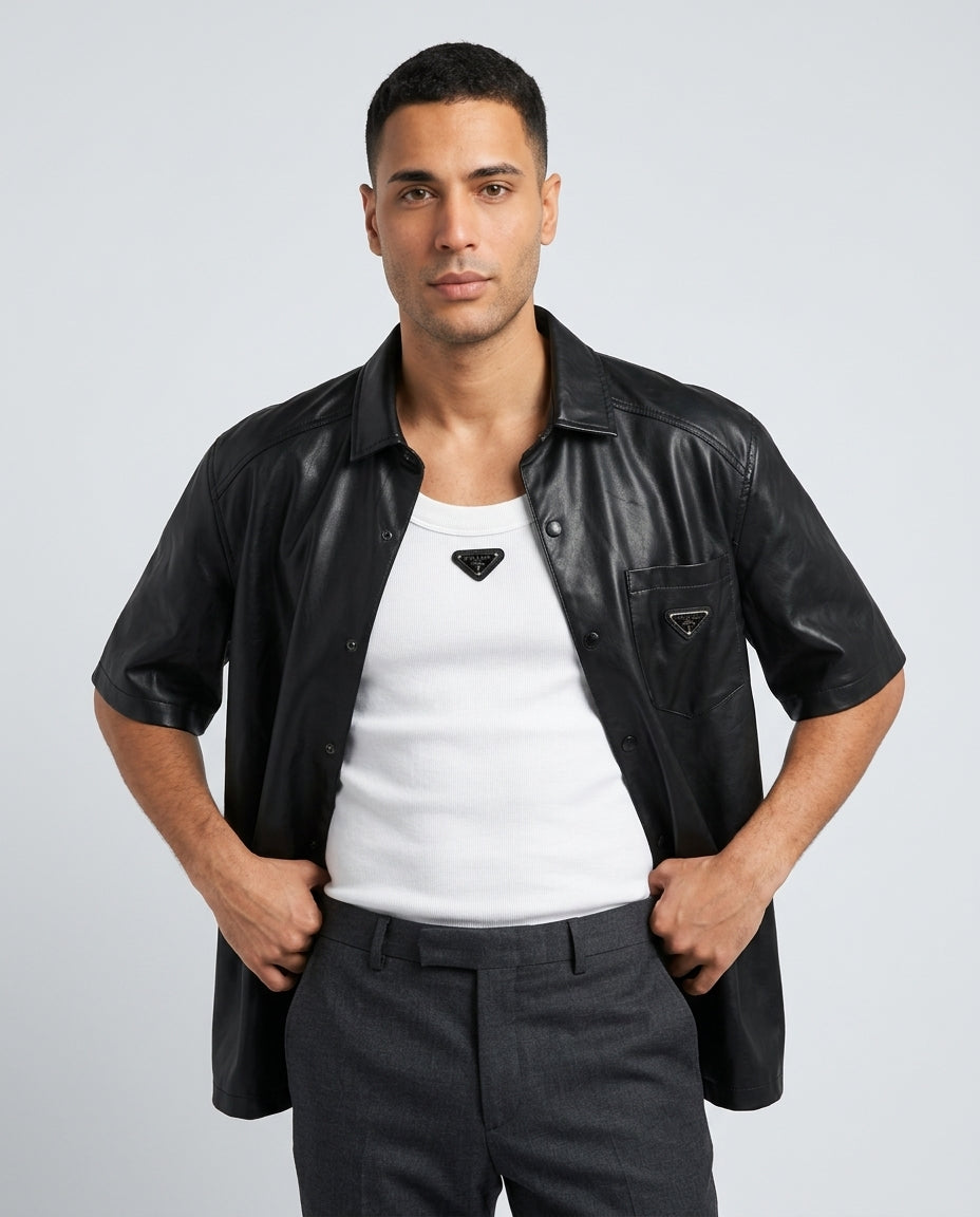 MD-01 - leather shirt md s26-05