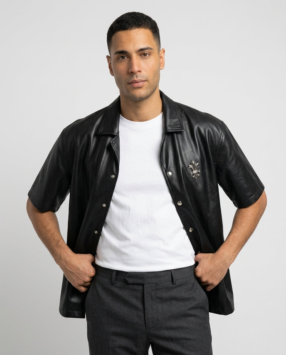 MD-01 - leather shirt md s26-05